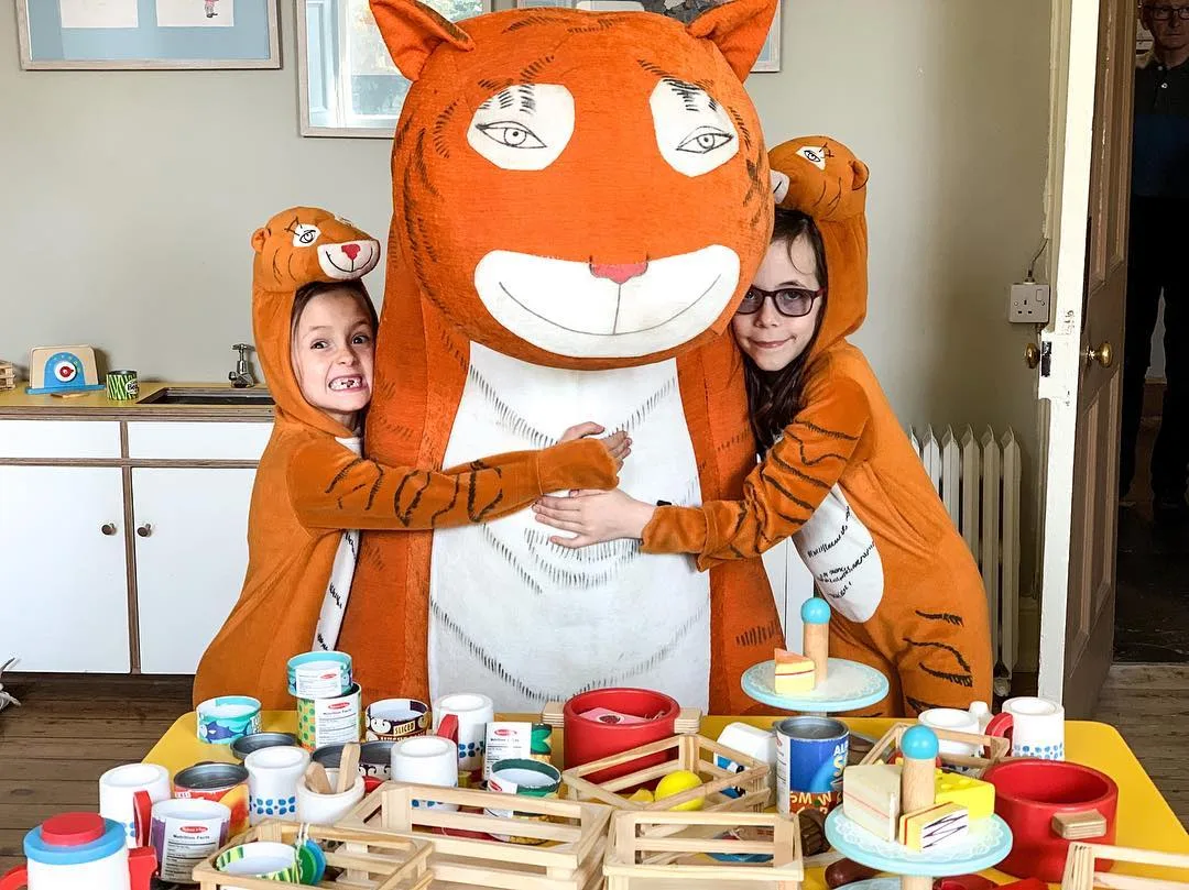 2025 AVAILABILITY! The Tiger Who Came to Tea – a facsimile exhibition from Seven Stories