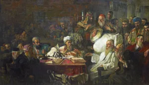 The Jew in Prayer by Alfred Wolmark