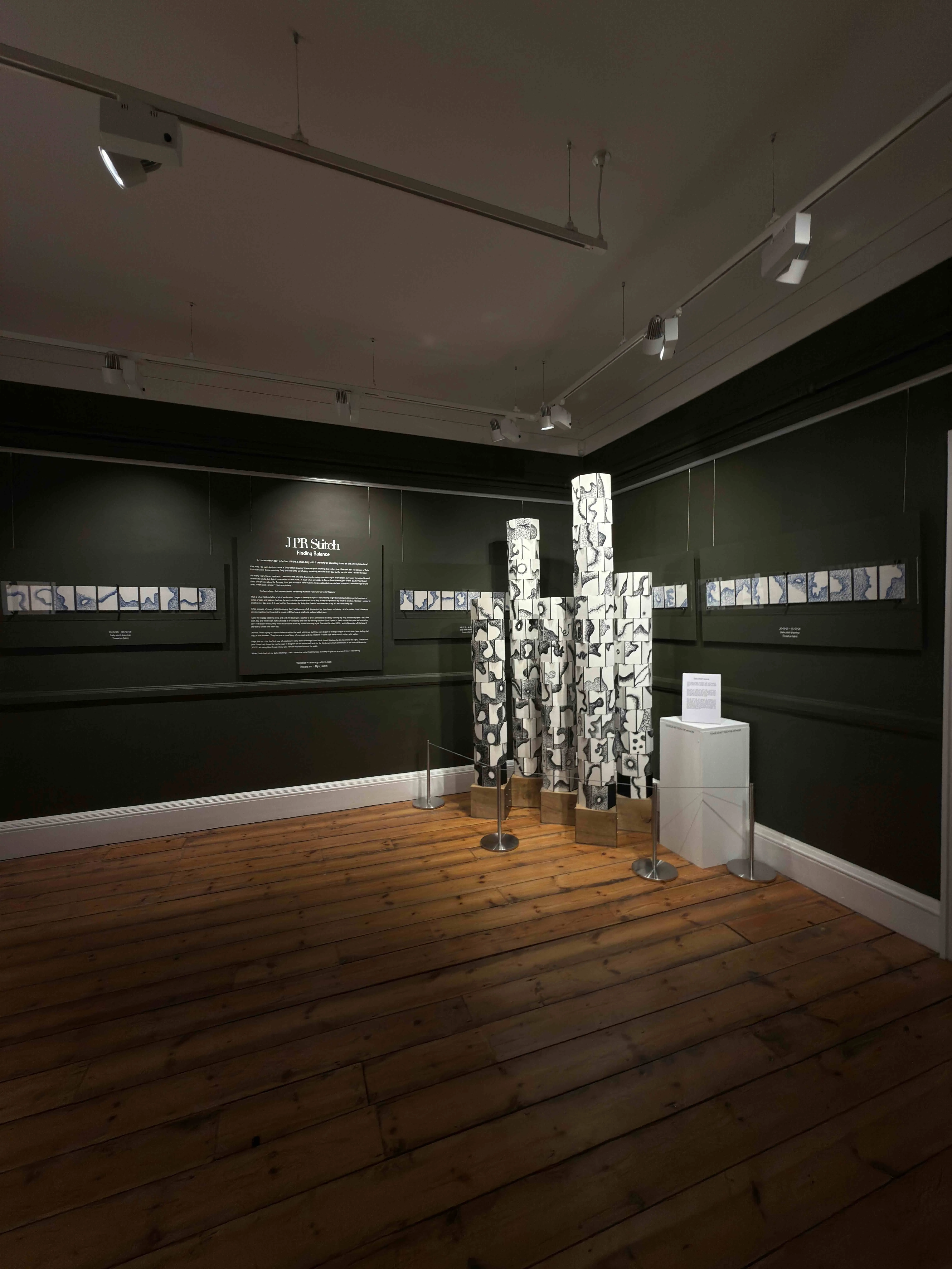 Finding Balance, an exhibition by JPR Stitch at Torre Abbey – A success story!